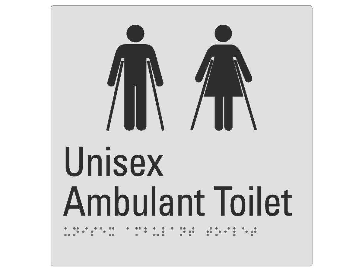 Budget Unisex Ambulant Tactile Sign