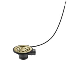 Franke Remote Basket Waste 90mm x 50mm With Overflow Gold PVD