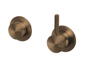 Hero - Milli Etch Shower Mixer Tap with Diverter Brushed Bronze