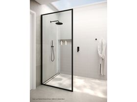 In Situ - Kado Lux Framed Shower Screen 1000mm in Matte Black