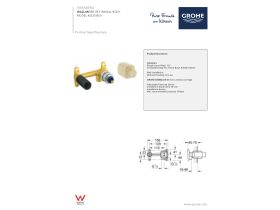Technical Guide - GROHE Grandera Wall Mixer Set Inwall Body