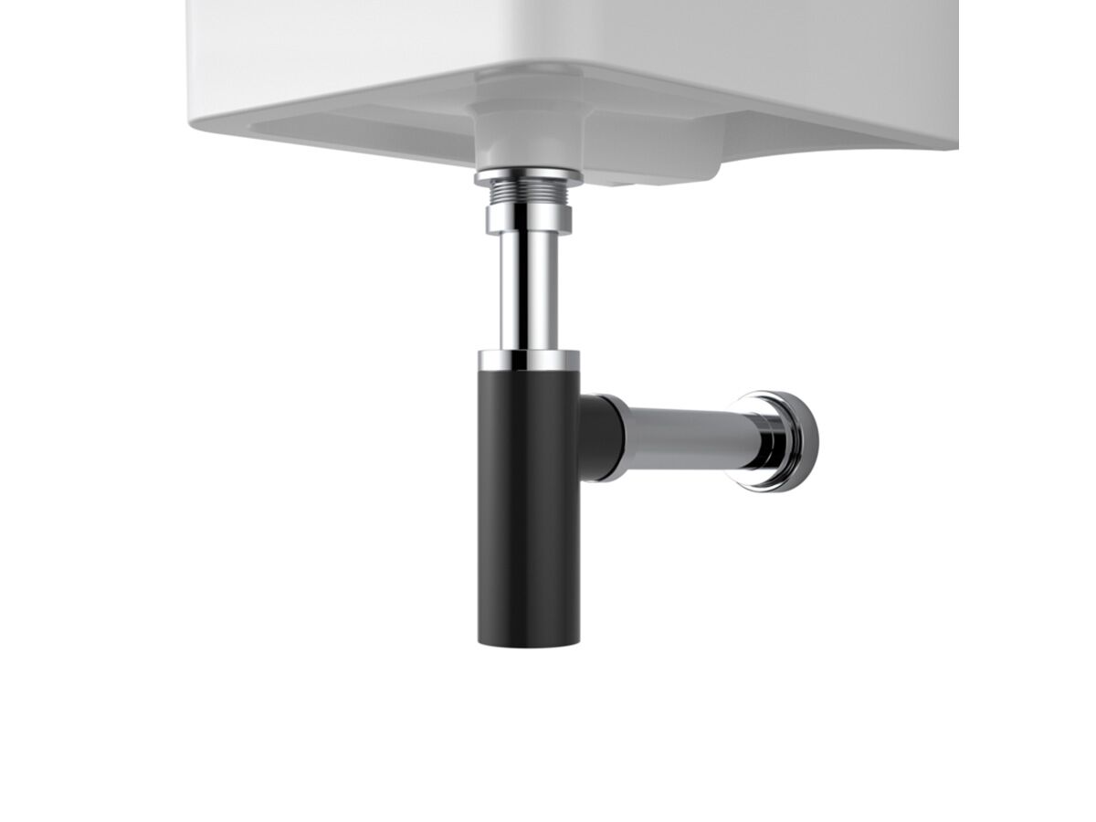 Caroma Eco Bottle Trap 40mm Black/Chrome Plated