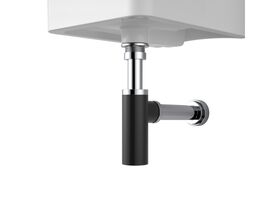 Caroma Eco Bottle Trap 40mm Black/Chrome Plated