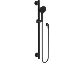 Mizu Drift 900mm Independent Straight Handshower Grab Rail Kit 3 function Matte Black (5 Star)