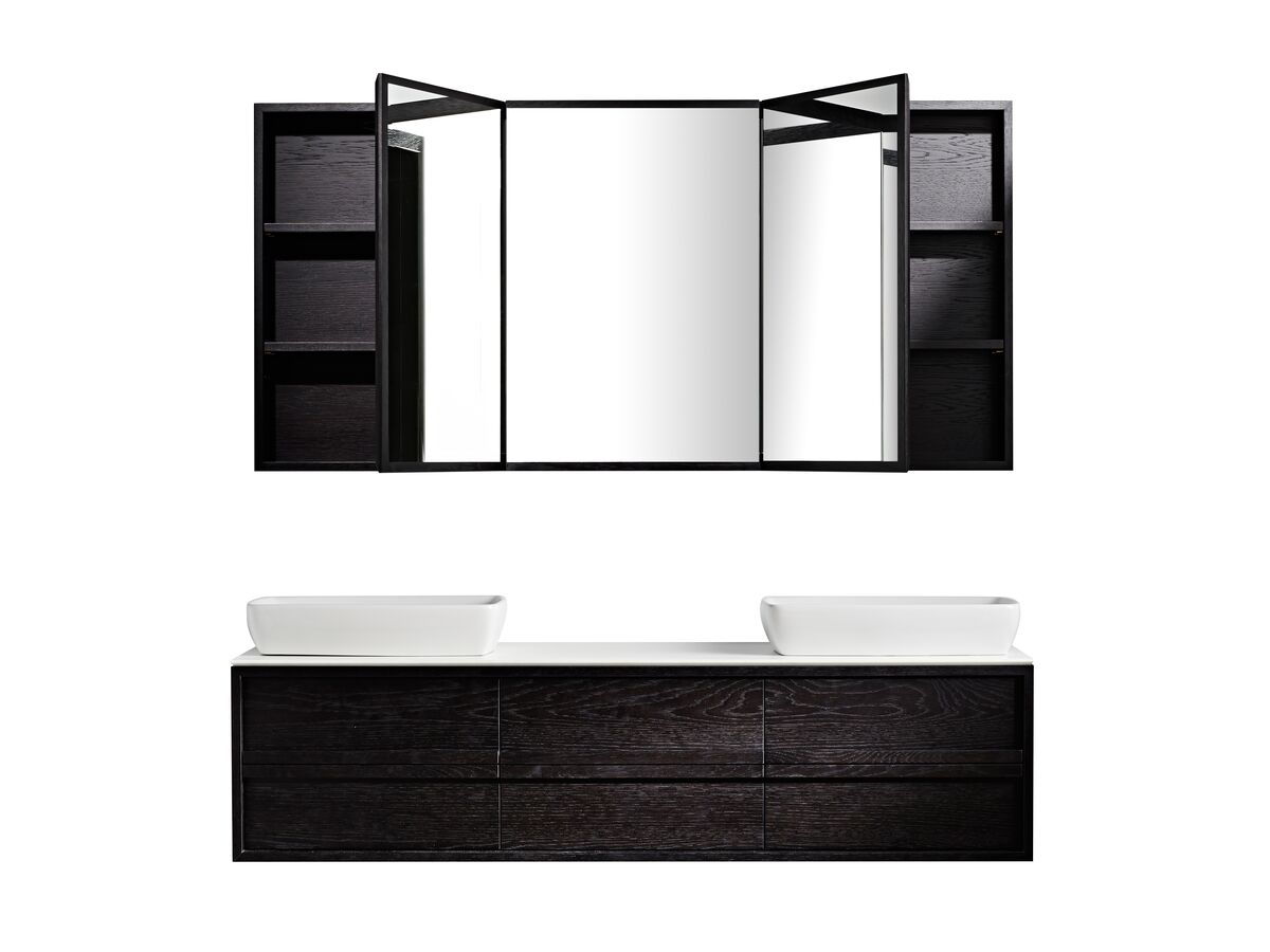 ISSY Z8 1201mm 1600mm x 150mm x 680mm 980mm Custom Recessed Triple Shaving from Reece