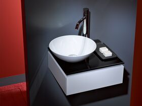 ALAPE Circa Above Counter Basin Vessel 360mm White