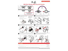 Installation Instructions - Milli Etch Shower Mixer Tap with Diverter
