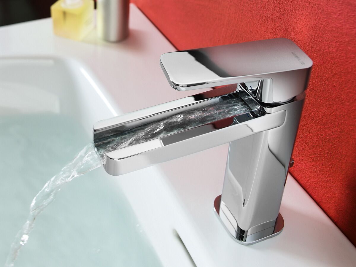 Teknobili Loop Cascade Basin Mixer Chrome (6 Star)