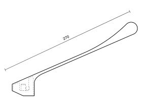 Posh Solus MK3 Mixer Tap Extended Lever Only 270mm