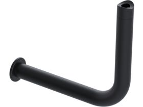 Mizu Drift Grab Rail Toilet Roll Holder Add-On Screw Connection Left Hand Matte Black