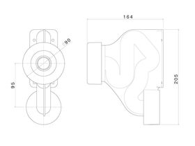 Caroma Urinal Siphonic Trap 0.8L