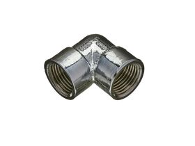 Elbow Female & Female Chrome Brass 15mm