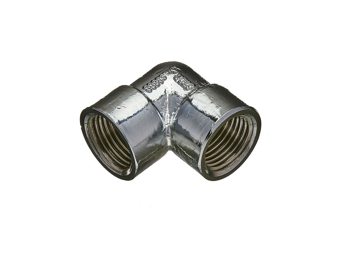 Chrome Plated Brass Elbow Female & Female 15mm from Reece