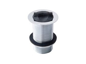 Bath/Basin Rubber Plug & Waste Chrome Plated