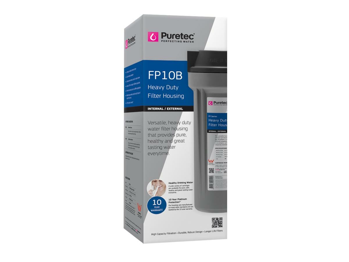 Puretec Fp10B Grey Filter Housing with Bracket