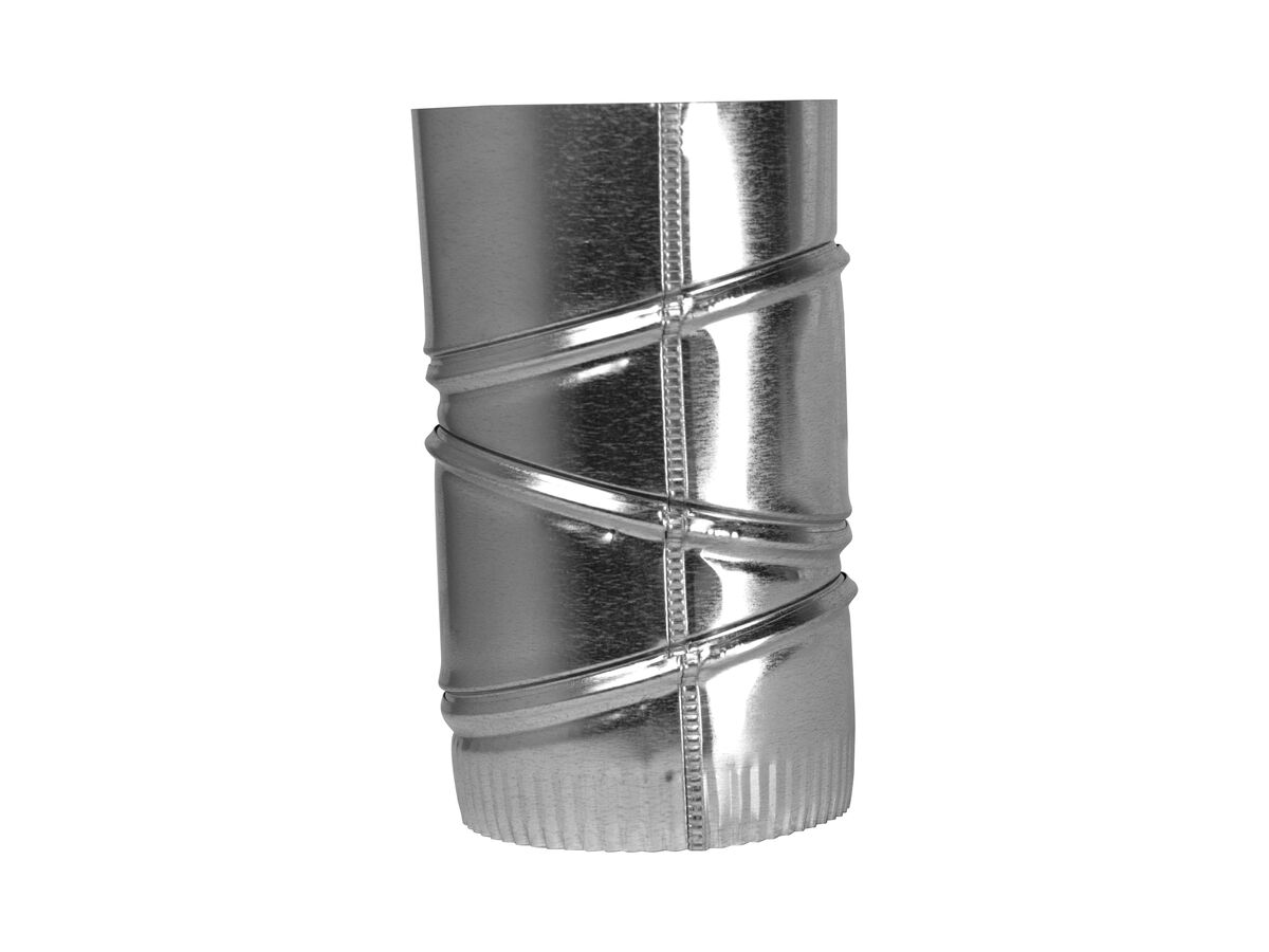 Deflecto Adjustable Elbow Galvanised 0-90 Degree 100mm