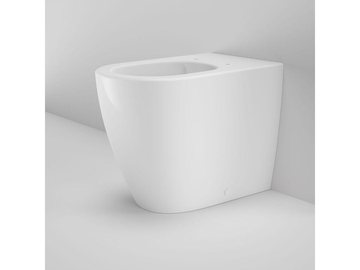 Urbane II Cleanflush Wall Faced Back Inlet Pan ONLY White (4 Star)