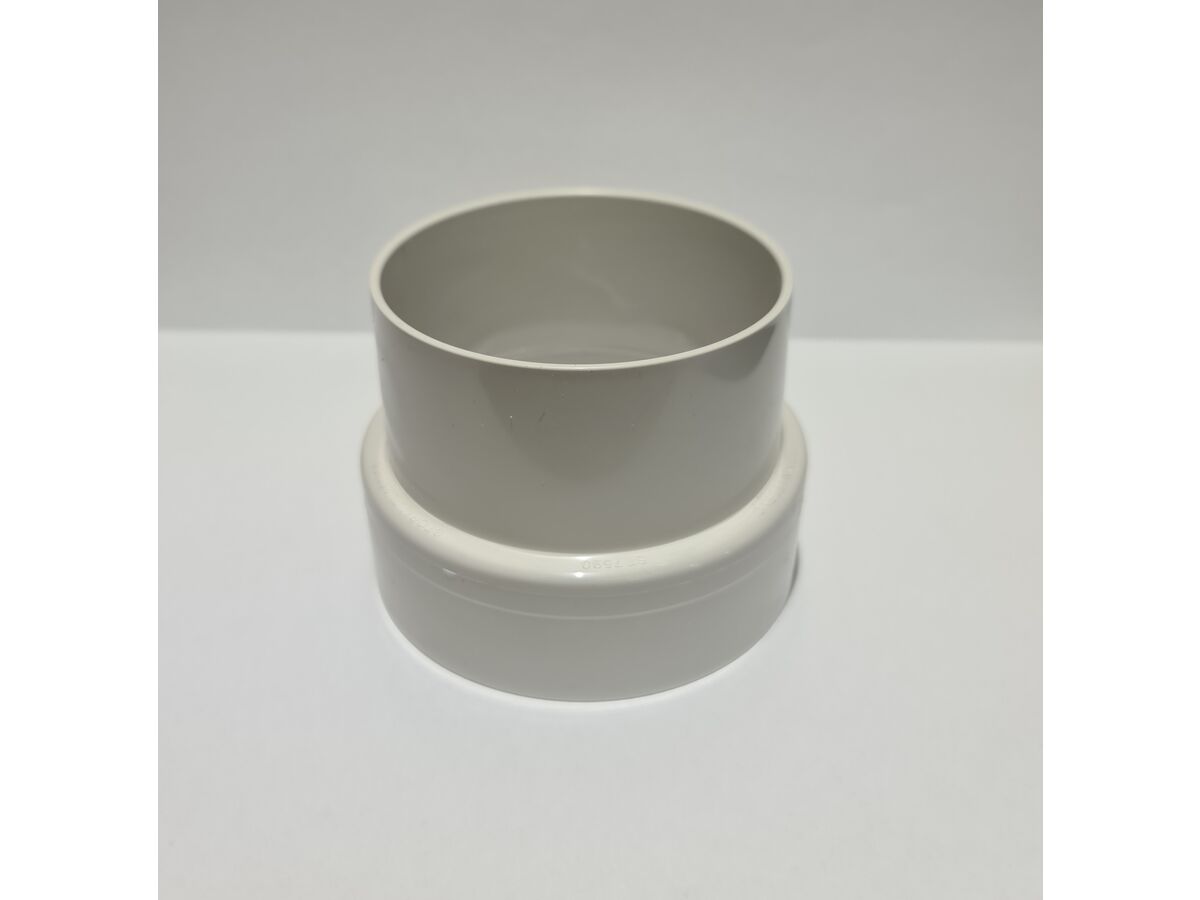 Fine Fit Adaptor 75mm Galv/90mm PVC