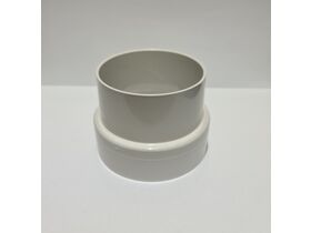 Fine Fit Adaptor 75mm Galv/90mm PVC