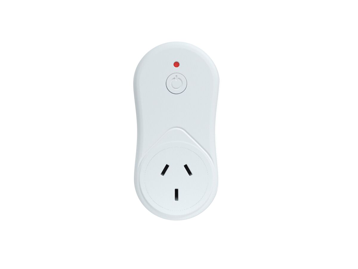 Brilliant Smart Wifi Wall Plug with Usb Charger - White