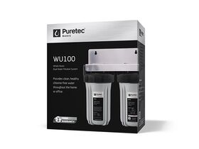 Puretec Whole House 10" Twin Basic System Rainwater 60lpm with Filter PP05LD1 & ML10LD1-DP
