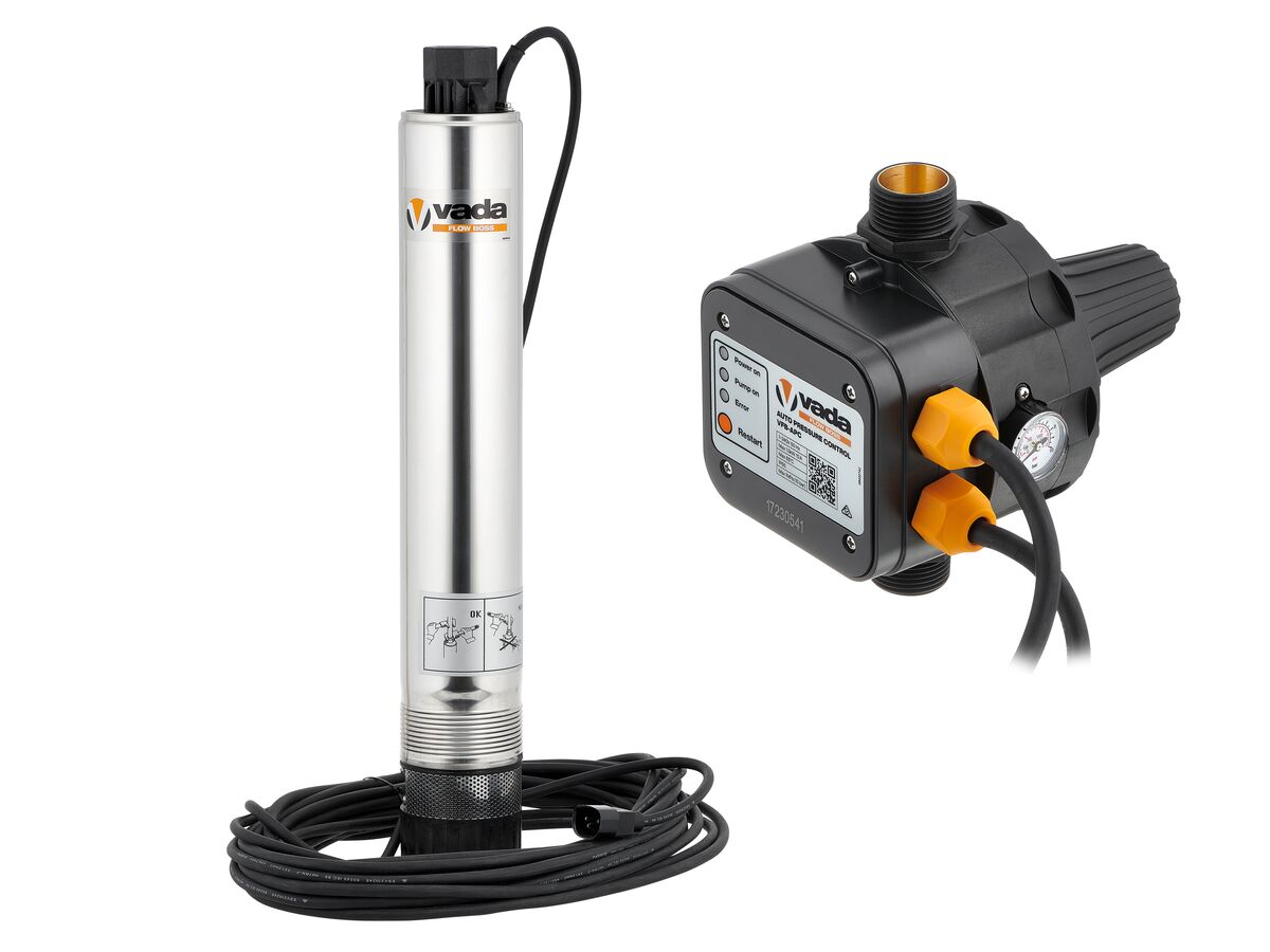 Vada Flow Boss Submersible Pump VFB-S75 with Auto Pressure Control