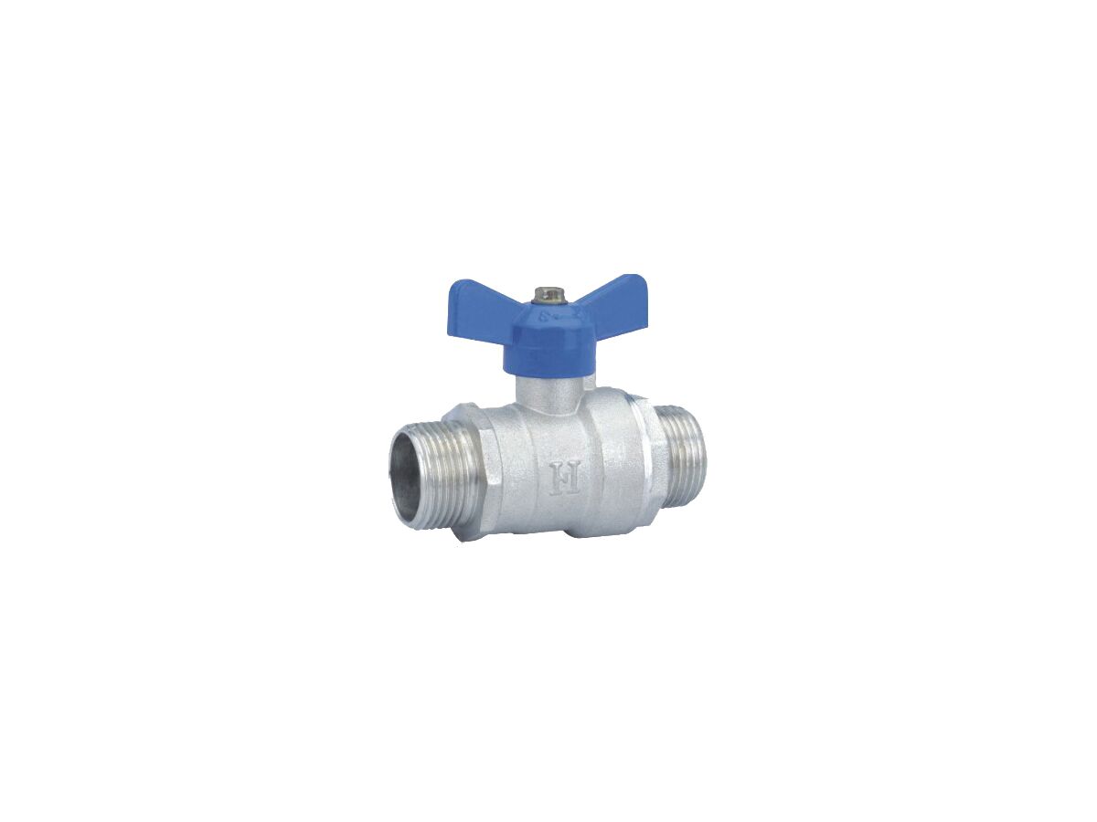 Ball Valve Short Handle (Male x Male) 20mm from Reece