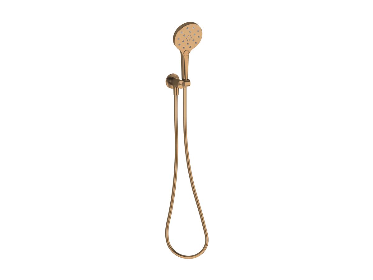 Hero - Milli Marq Edit Hand Shower on Bracket Brushed Bronze