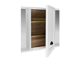 Kado Era Double Mirrored Shaving Cabinet 1 Door 1600mm