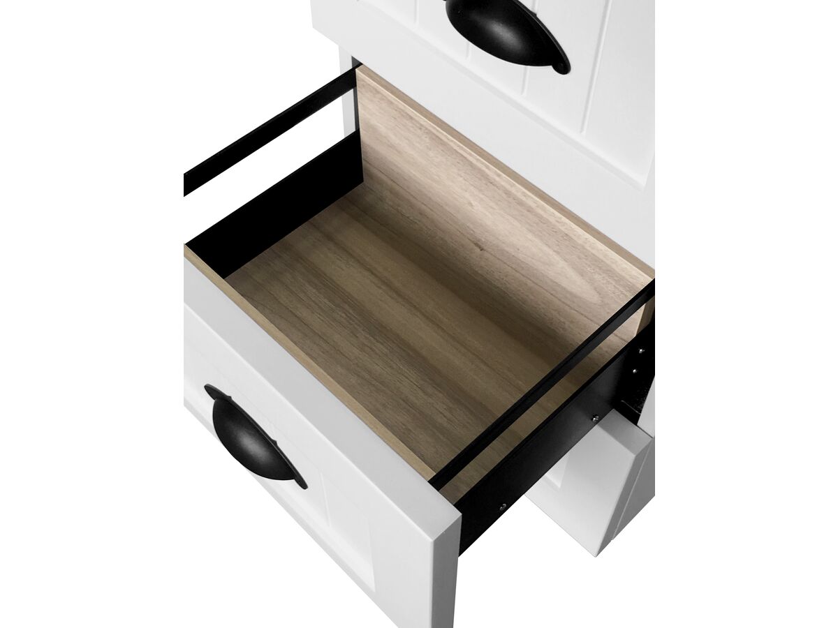 Kado Era Wall Hung Linen Cabinet 1 Door & 2 Drawers