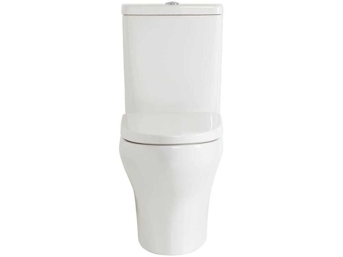 American Standard Cygnet Close Coupled Back to Wall Back Inlet Toilet Suite with a Soft Close Quick Release White Seat (4 Star)