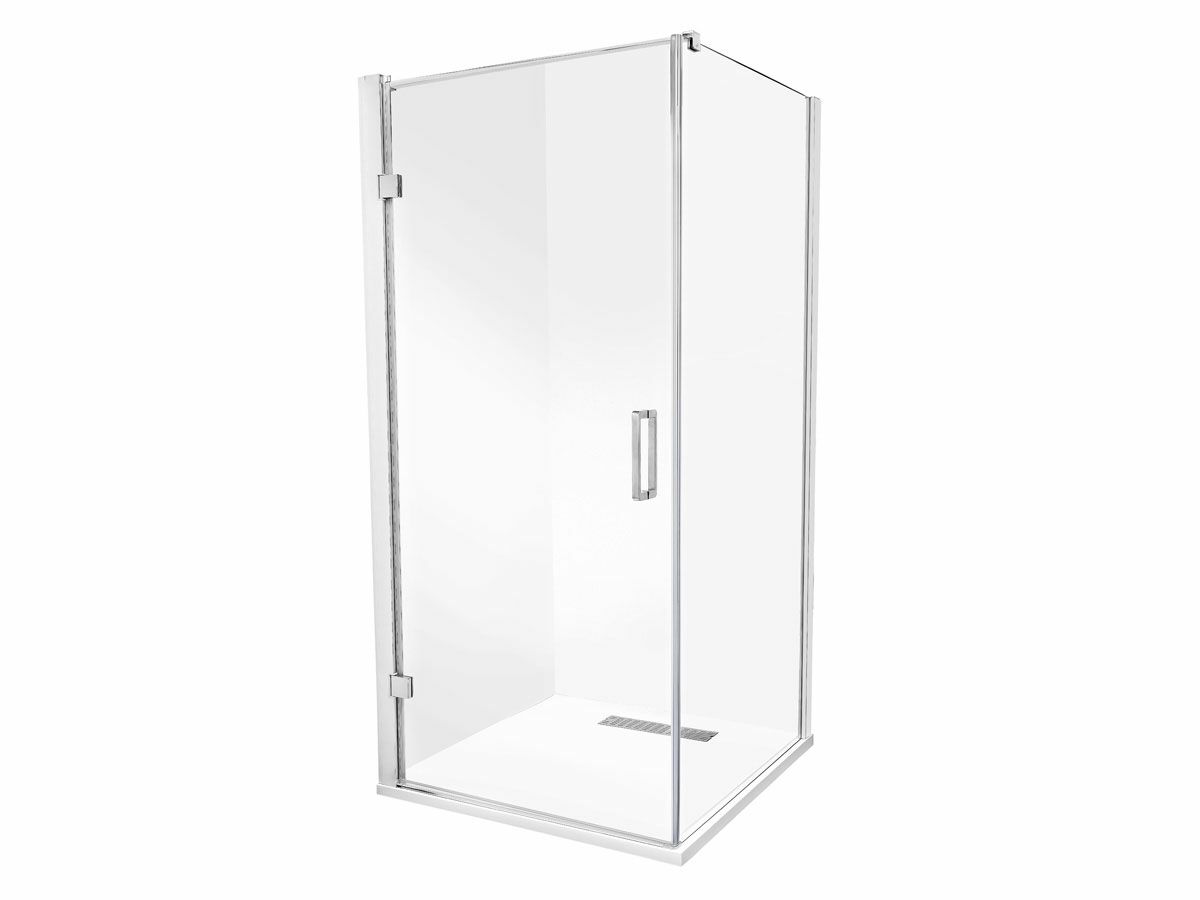 Posh Domaine MK2 900x900 Semi Frameless Right Hand Entry Base & Screen