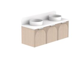ADP Archie by Alisa & Lysandra All Door Wall Hung Vanity Unit Double Bowl 1350 Friday