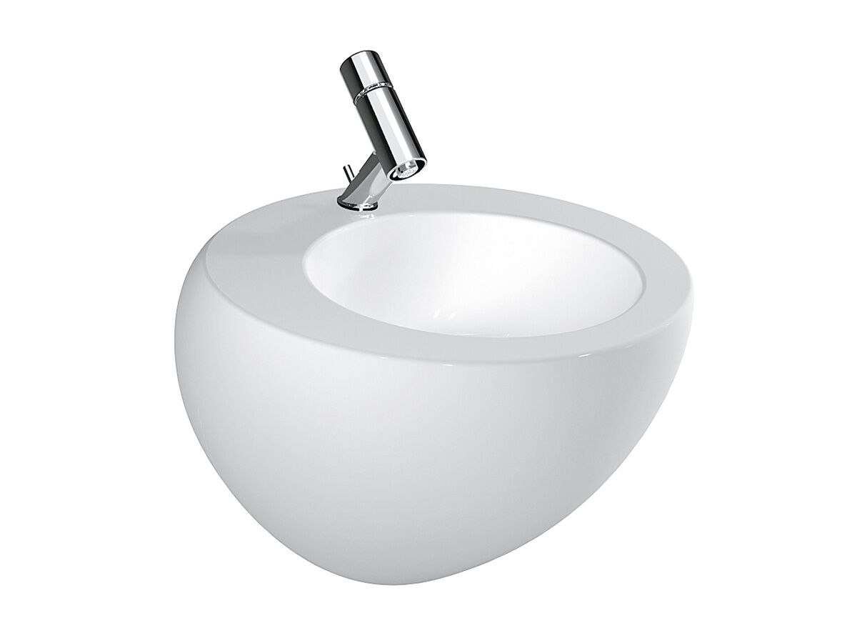 LAUFEN Alessi One Wall Basin with Fixing 520mm x 525mm White