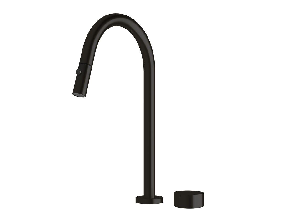 Milli Pure Progressive Sink Mixer Tap Set with Pull Out Spray Matte