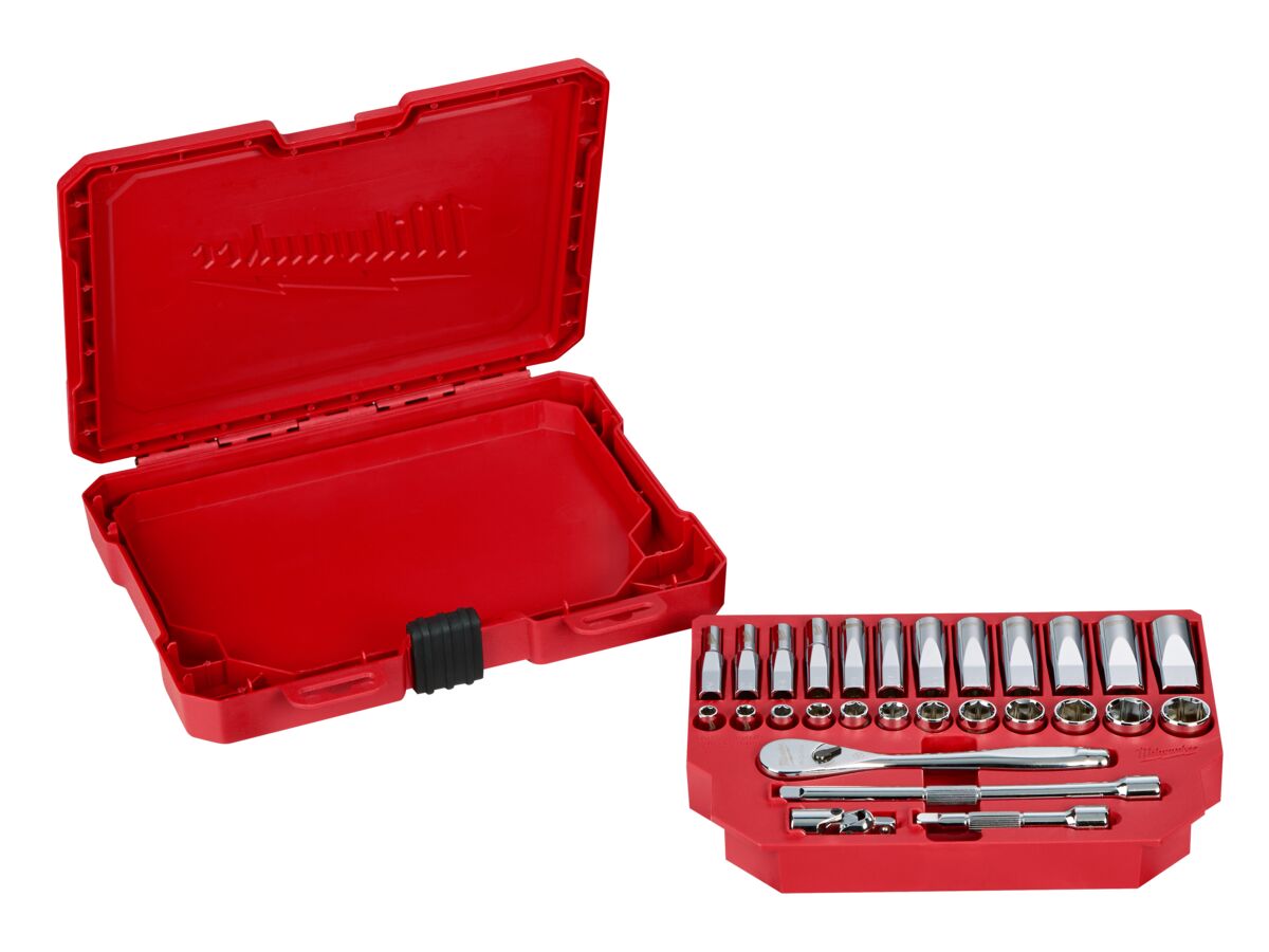 Milwaukee Drive 28pc Ratchet Socket Set