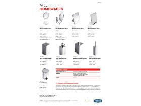 Specification Sheet - Milli Homewares