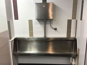 Britex Push Button Cistern Stainless Steel