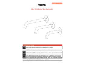 Installation Instructions - Mizu Drift Basin/Bath Outlets (6 Star)