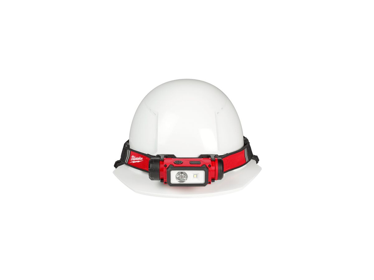 REDLITHIUM USB Rechargeable Hard Hat Headlamp 600 Lumen 3.0Ah Kit