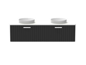 Kado Neue All-Drawer 1500 Double Bowl Wall Hung Friday Quartz