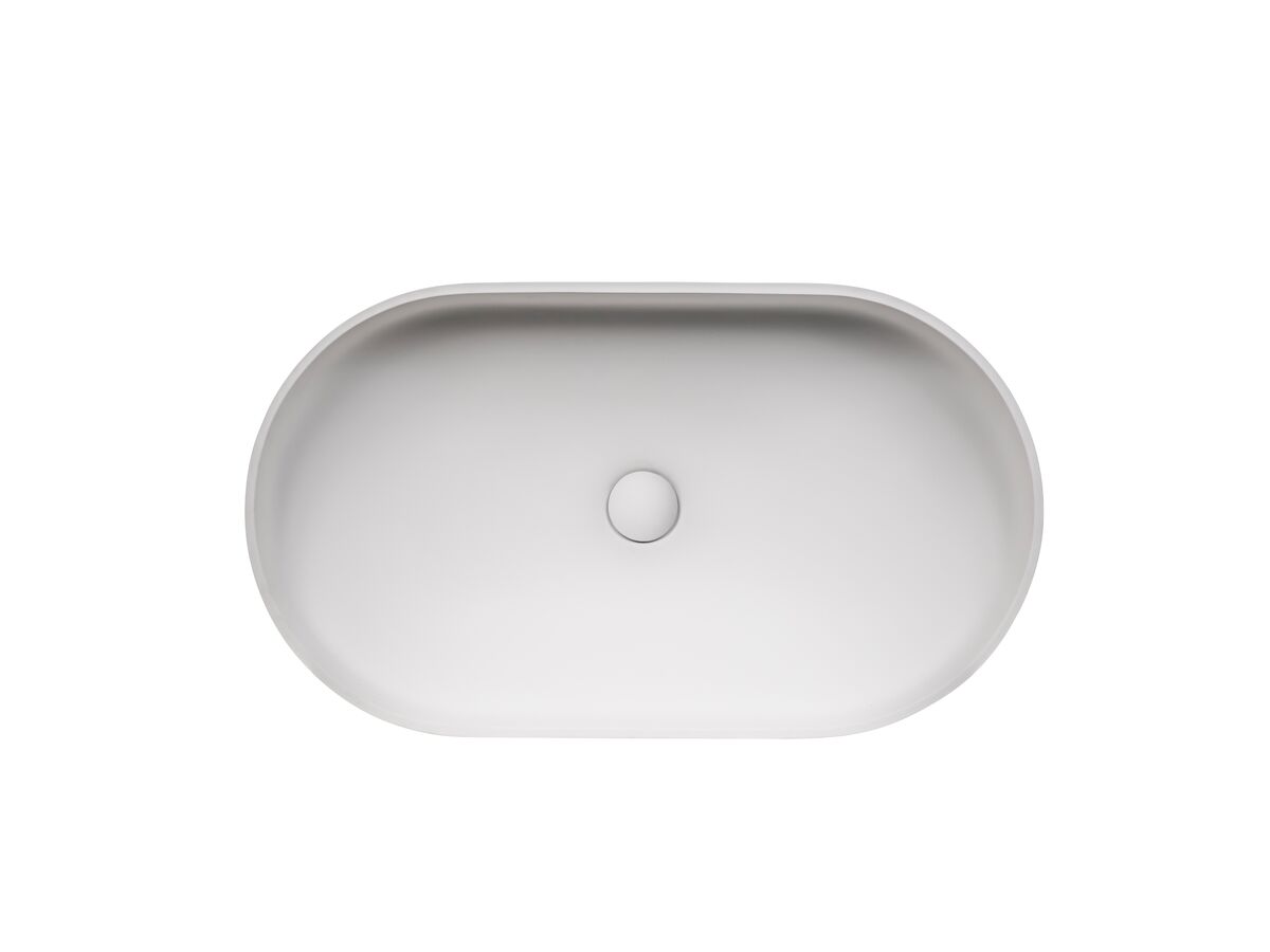 Venice 700 Solid Surface Counter Basin White