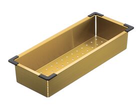 Memo Mini Colander 168mm x 420mm Brass