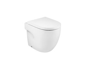 Meridian Rimless Back to Wall Pan Soft Close Quick Release Seat White (4 Star)