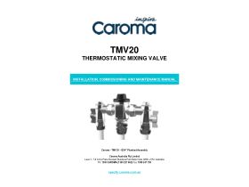 Mini Tmv Reece Caroma TMV20 Standard Bottom Inlet with Bypass and Hinged Door 350mm x ...