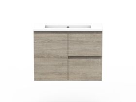 Posh Domaine Plus Ensuite 750mm Wall Hung Vanity Cast Marble Top