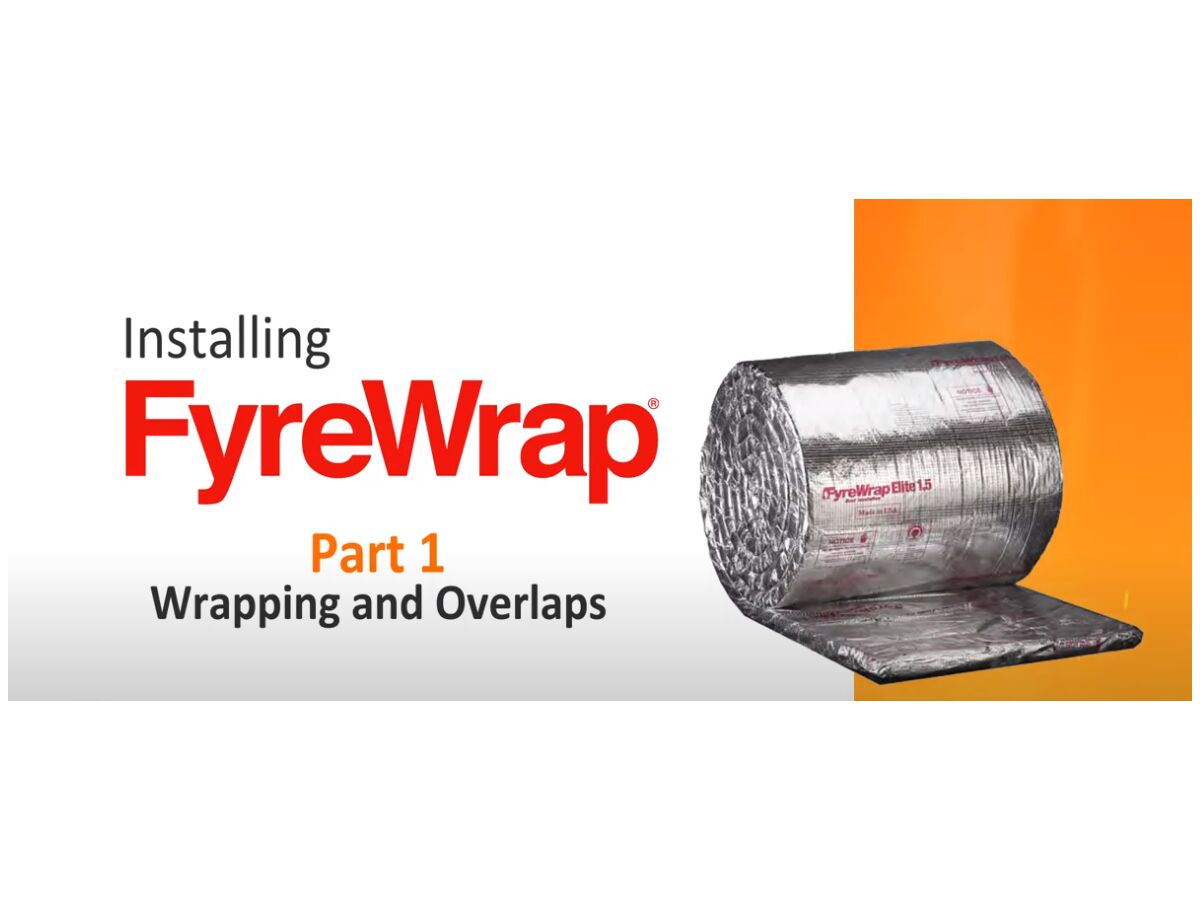 Firewrap install Video