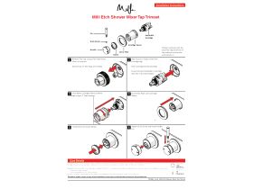 Installation Instructions - Milli Etch Shower Mixer Tap Trimset