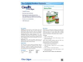 Technical Guide - Spray Nine