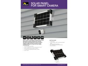 Specification Sheet - Brilliant Solar Panel For Smart Camera Grey